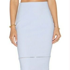 Elizabeth and James Lilac Purple Pencil Skirt Knee Length Eden